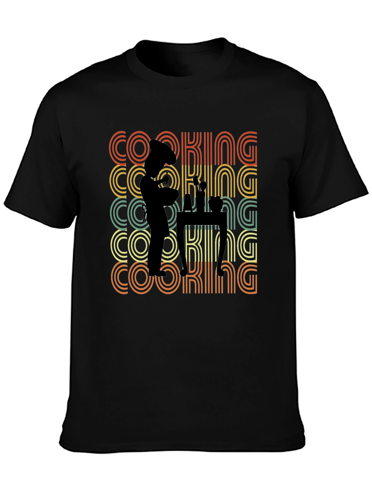Chef Cooking Retro Graphic T-Shirt