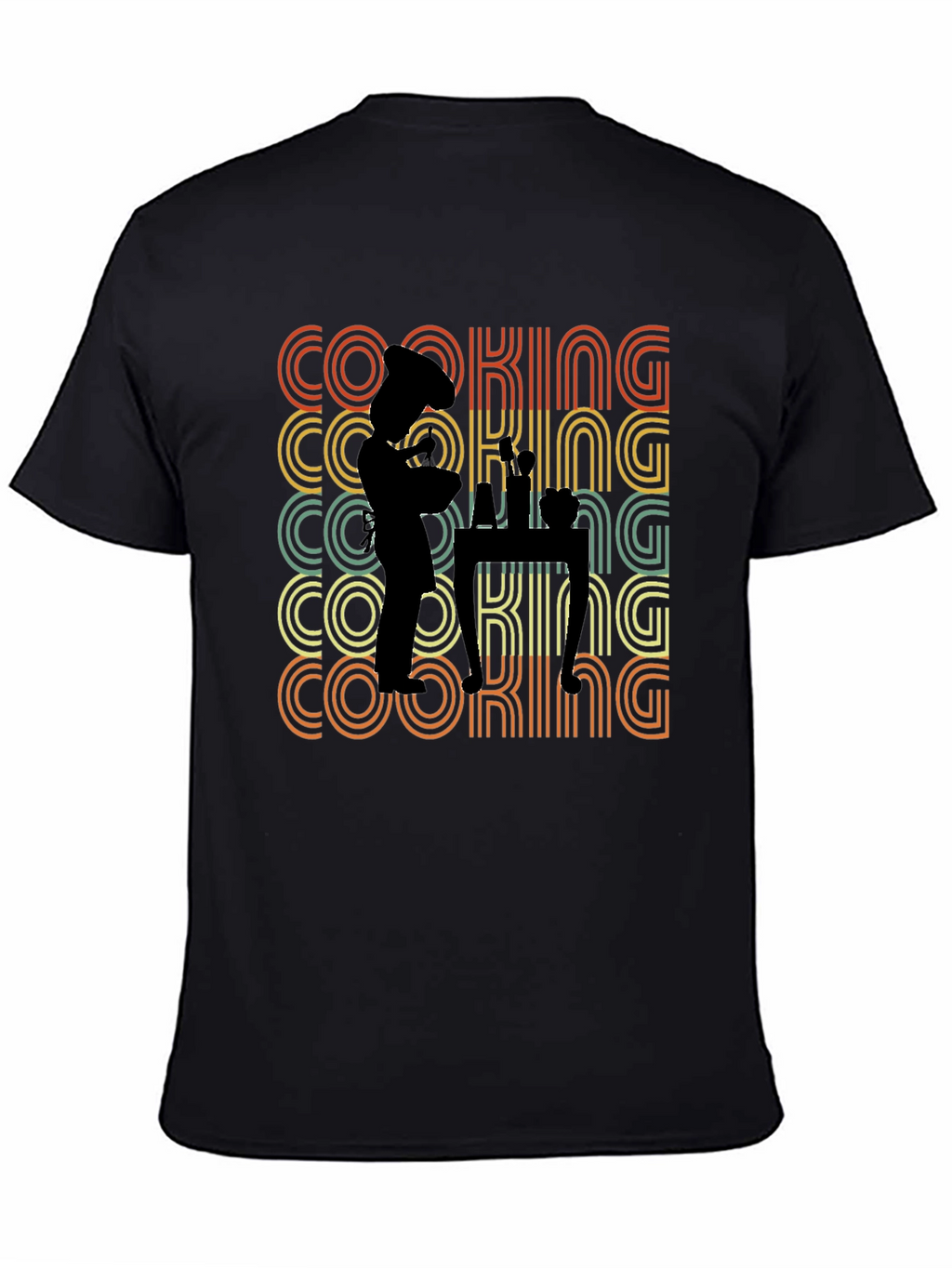 Chef Cooking Retro Graphic T-Shirt