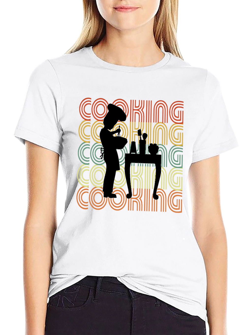 Chef Cooking Retro Graphic T-Shirt