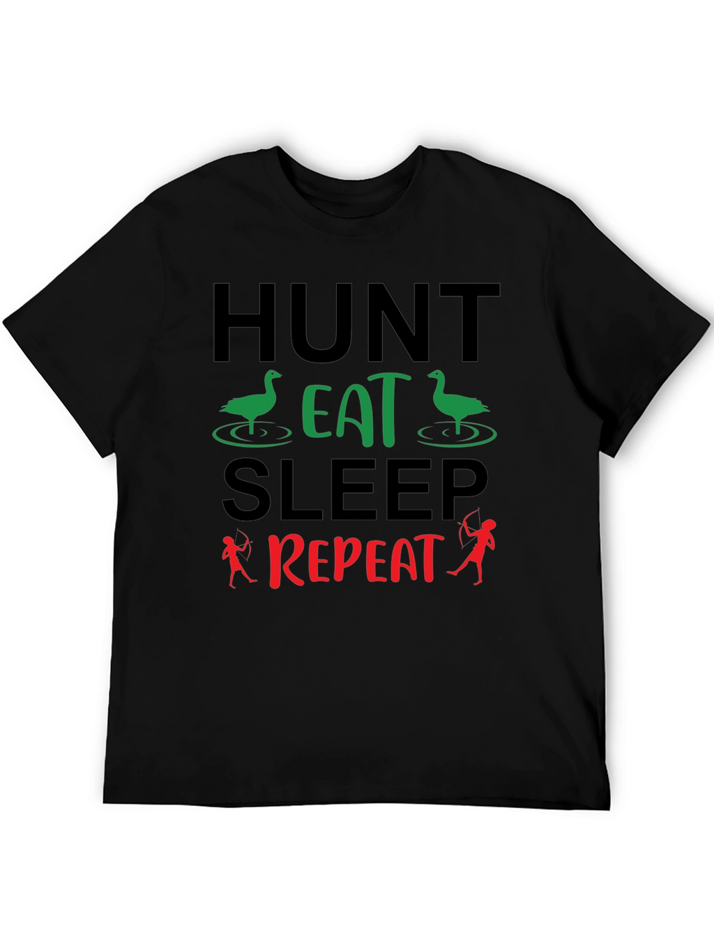Hunt Eat Sleep Repeat T-Shirt - Hunting Bow