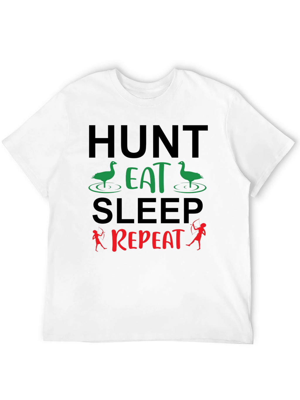 Hunt Eat Sleep Repeat T-Shirt - Hunting Bow