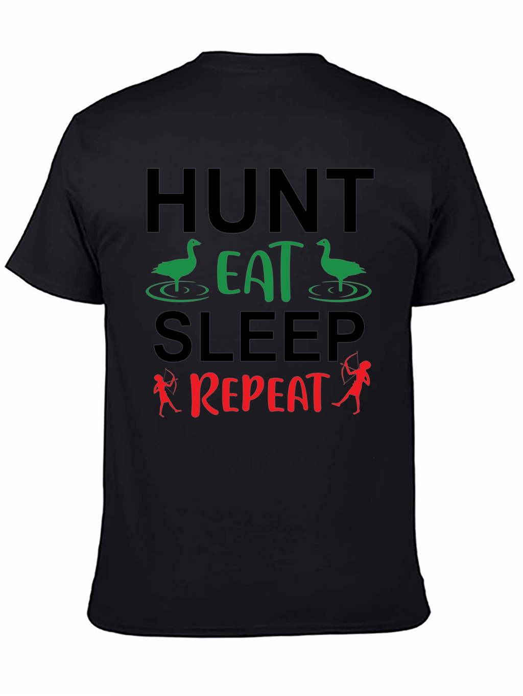 Hunt Eat Sleep Repeat T-Shirt - Hunting Bow