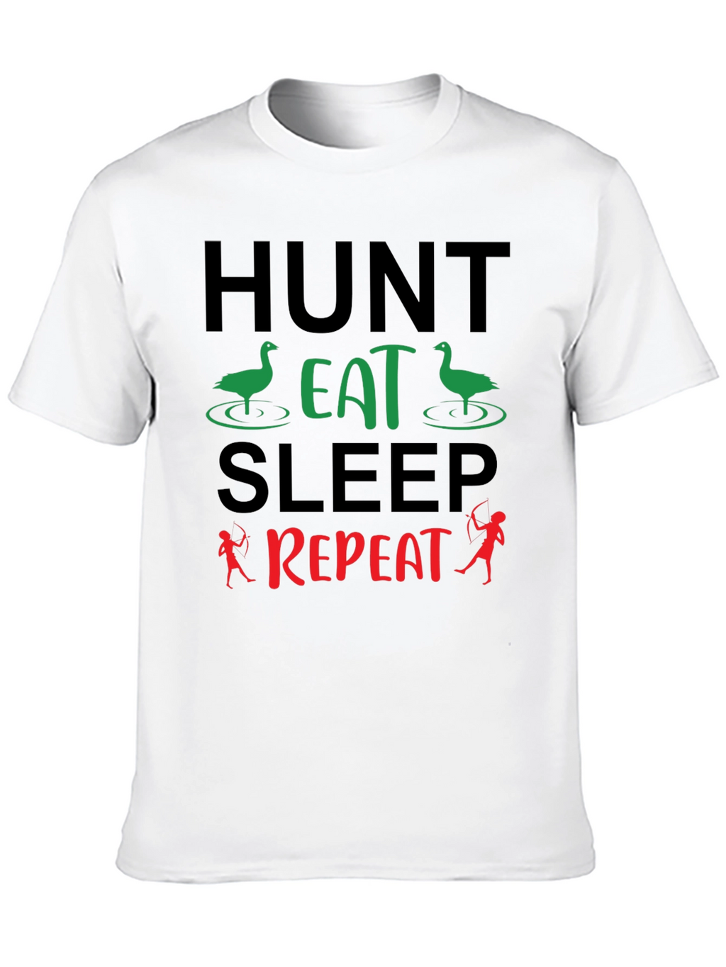 Hunt Eat Sleep Repeat T-Shirt - Hunting Bow