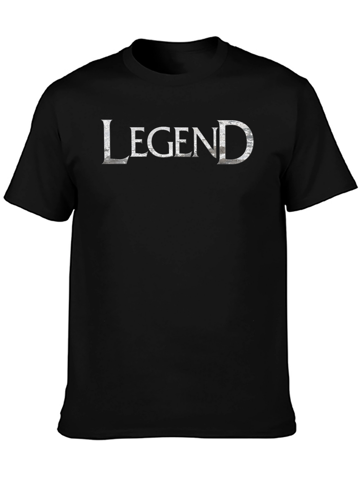 Legend Graphic T-Shirt - Black Cotton Blend