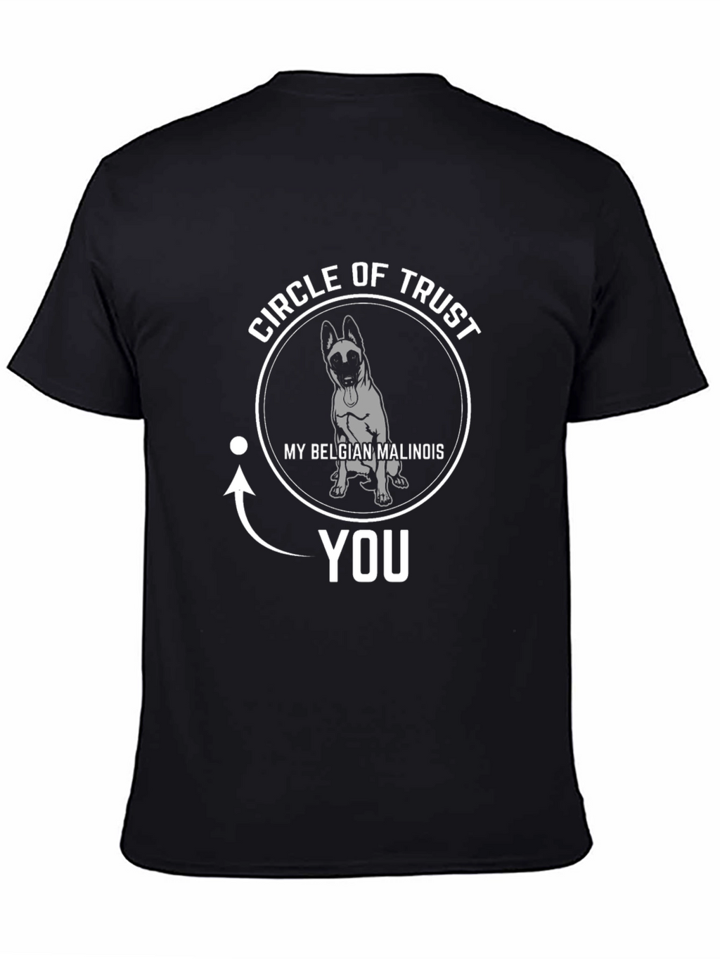 Belgian Malinois Circle of Trust Graphic T-Shirt