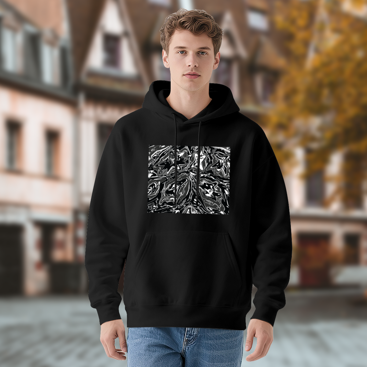 Stylish Graphic Pullover - Standout Design