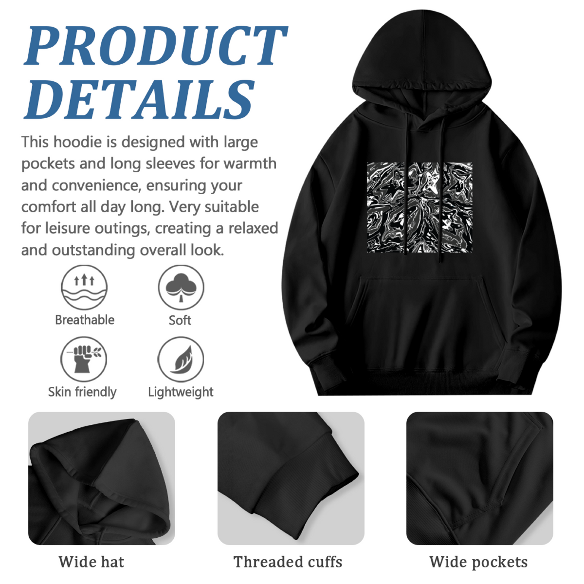 Stylish Graphic Pullover - Standout Design