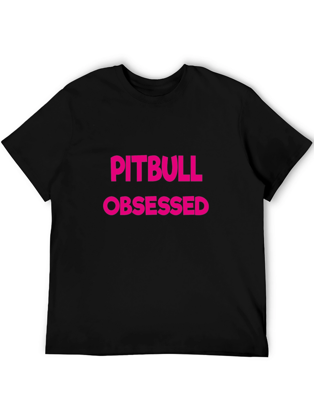 Pitbull Obsessed Graphic Tee - Black T-Shirt