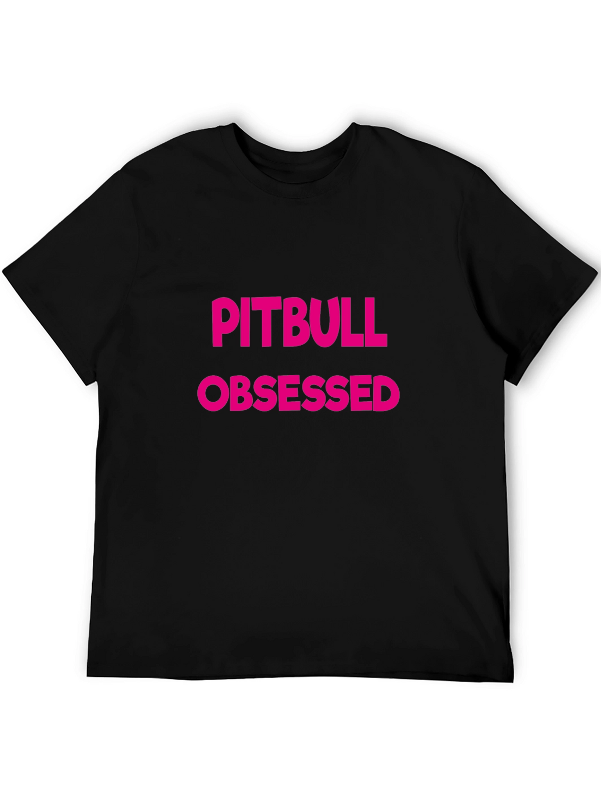 Pitbull Obsessed Graphic Tee - Black T-Shirt