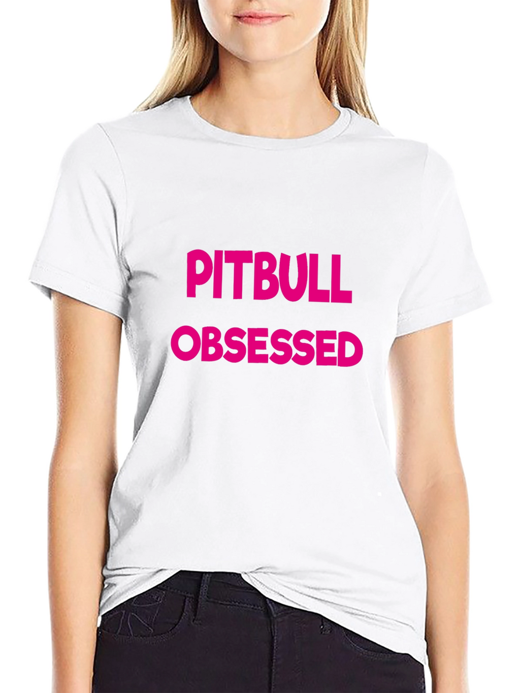 Pitbull Obsessed Graphic Tee - Black T-Shirt