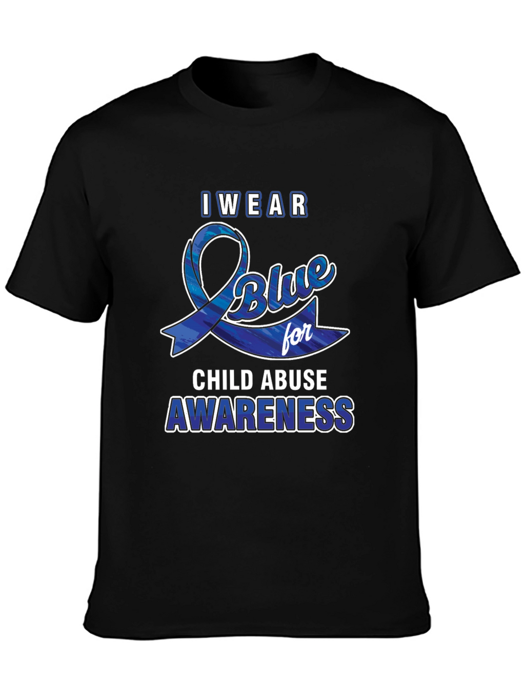 I Wear Blue For Child Abuse Awareness T-Shirt