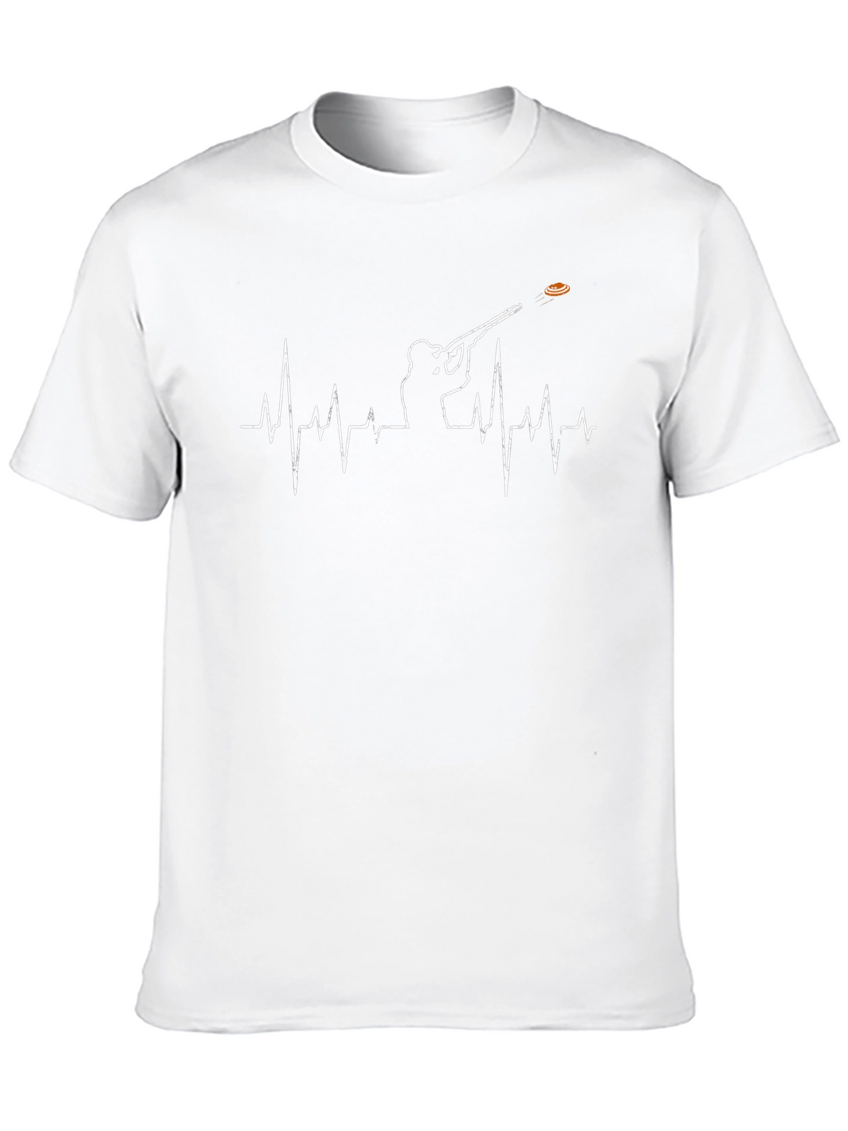 Clay Pigeon Shooting Heartbeat T-Shirt