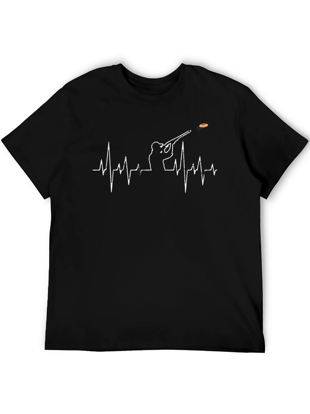 Clay Pigeon Shooting Heartbeat T-Shirt