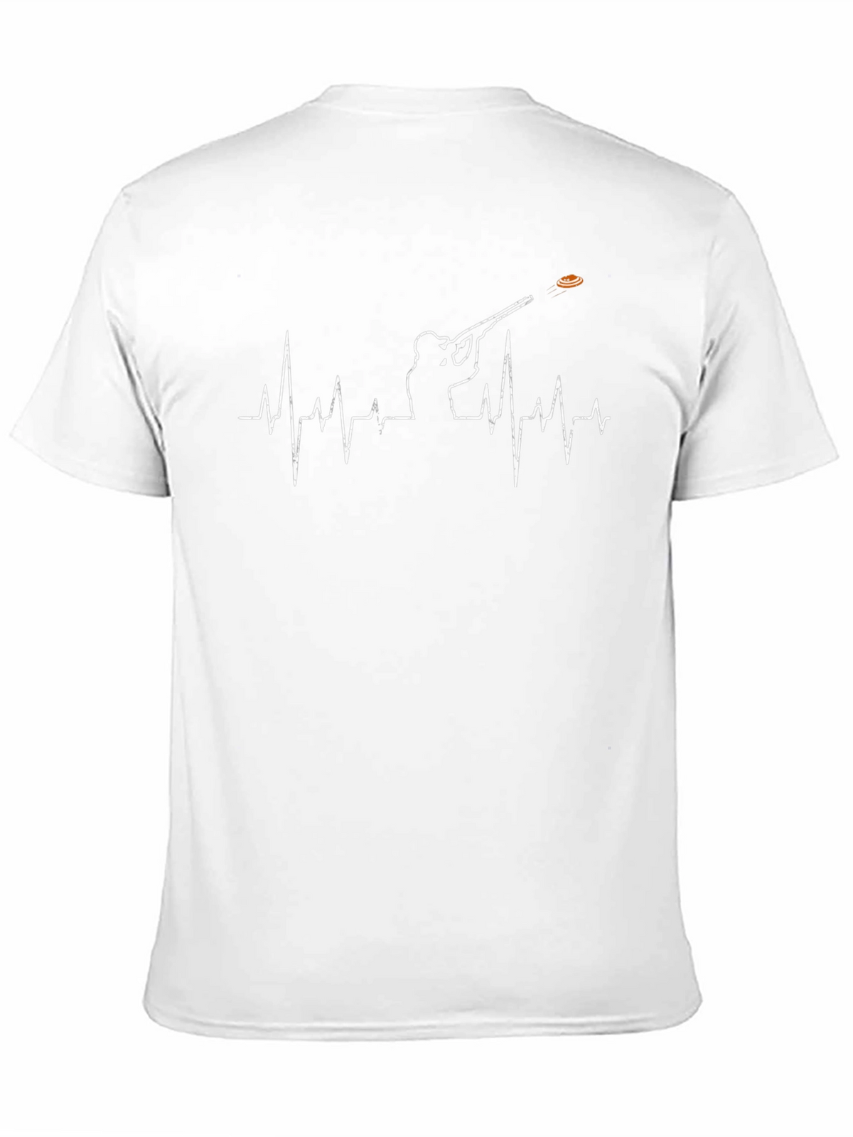 Clay Pigeon Shooting Heartbeat T-Shirt