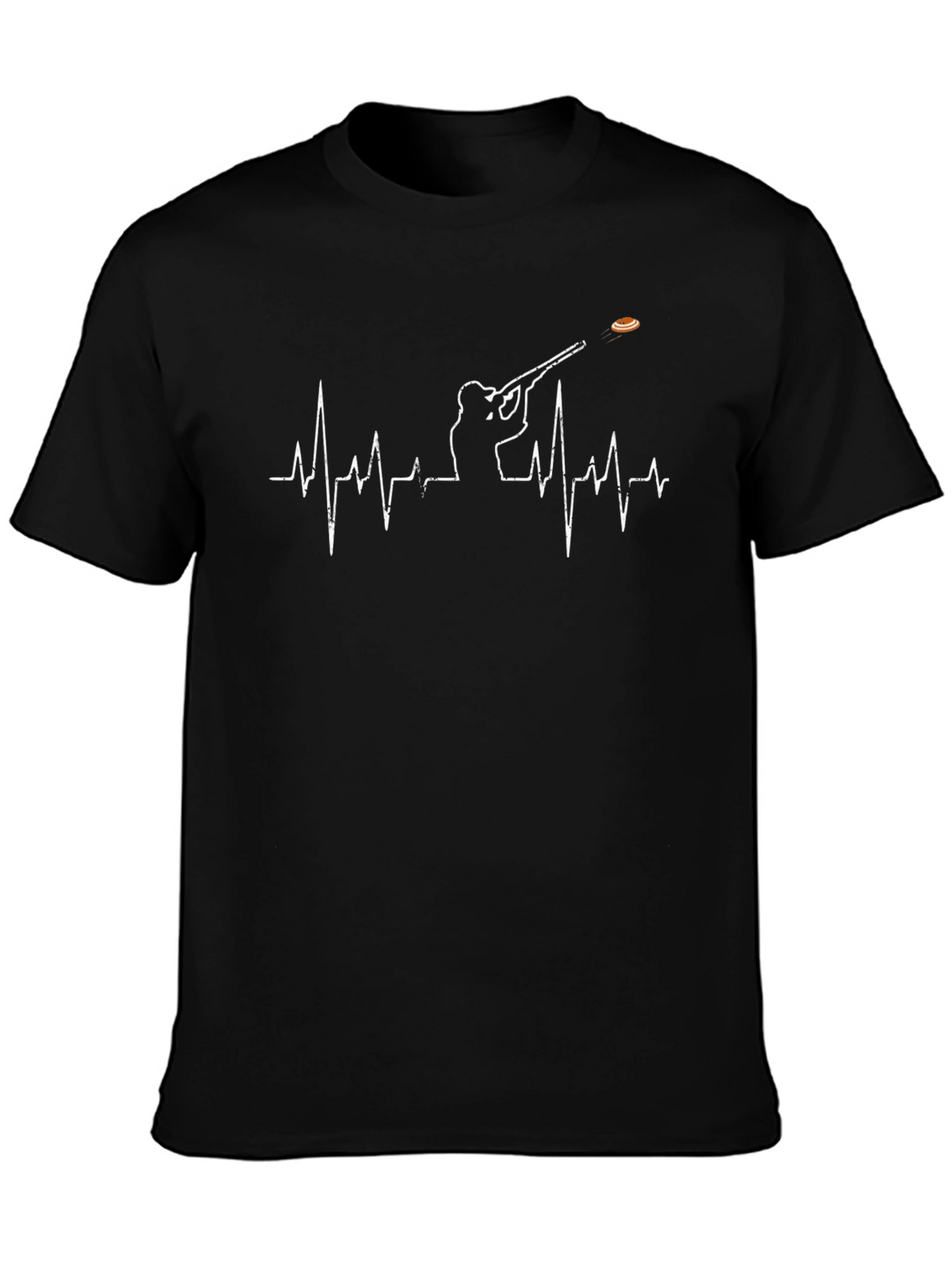 Clay Pigeon Shooting Heartbeat T-Shirt