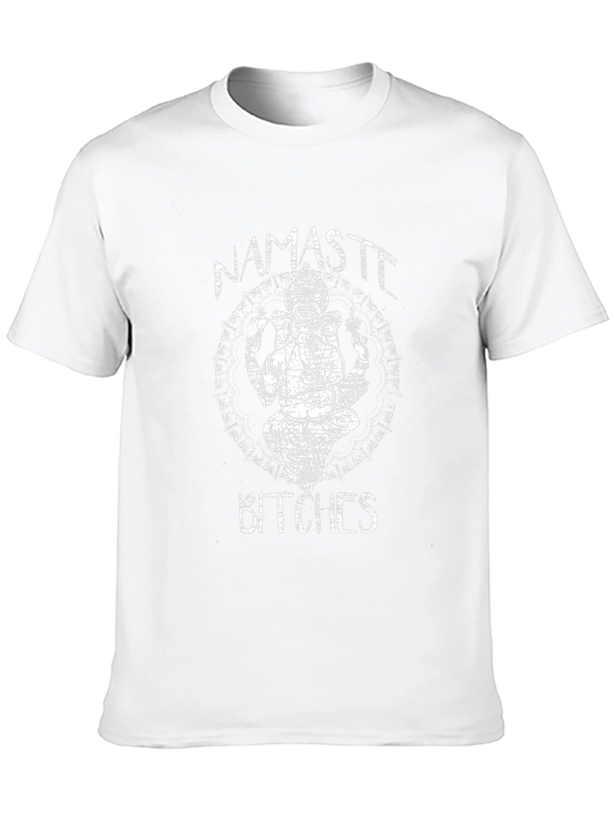 Namaste Bitches Graphic Tee - Unisex Black T-Shirt