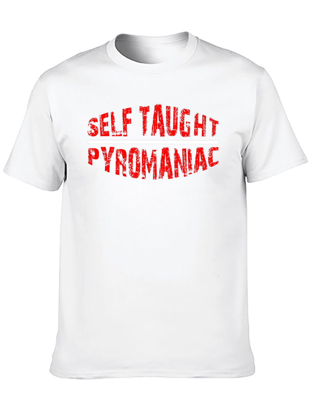 Self-Taught Pyromaniac Black Graphic T-Shirt