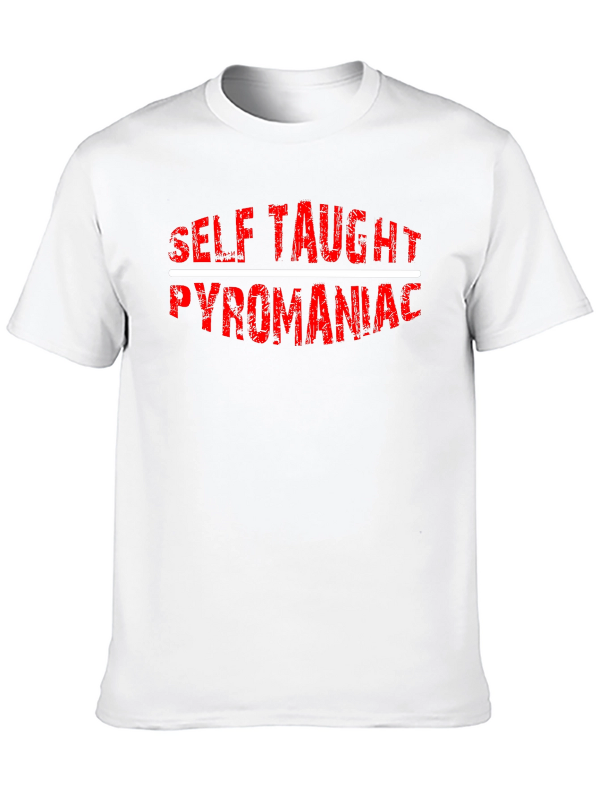 Self-Taught Pyromaniac Black Graphic T-Shirt