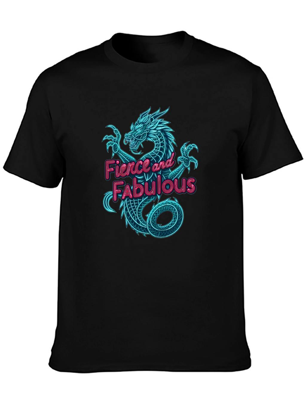 Fierce & Fabulous Dragon Graphic Tee