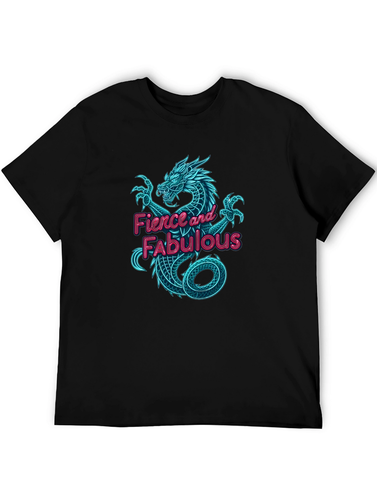 Fierce & Fabulous Dragon Graphic Tee