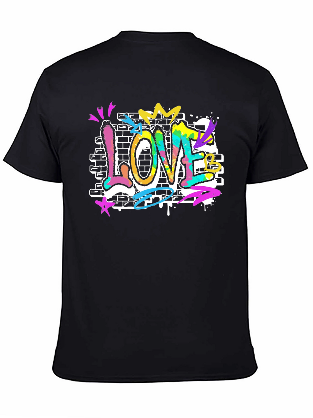 Love Graffiti T-Shirt - Vibrant Street Art Style