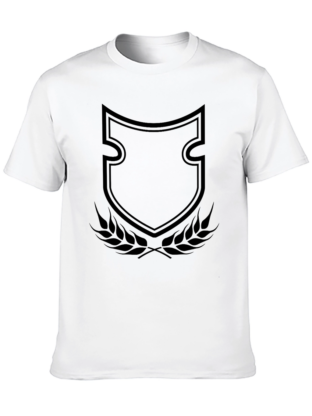 Shield Graphic Black T-Shirt - Stylish Menswear