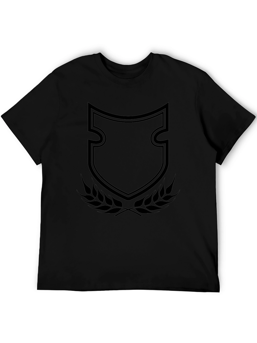 Shield Graphic Black T-Shirt - Stylish Menswear
