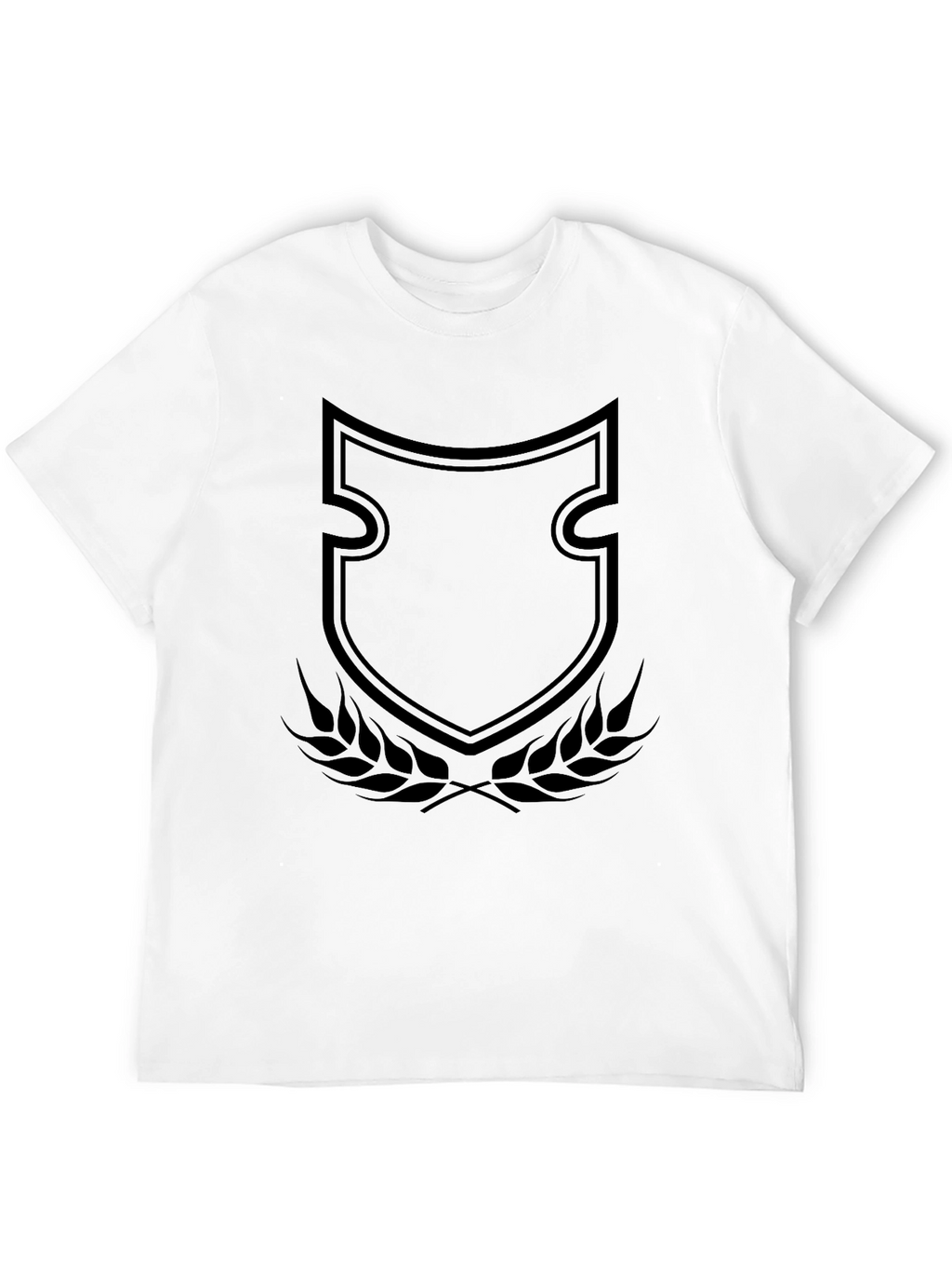 Shield Graphic Black T-Shirt - Stylish Menswear
