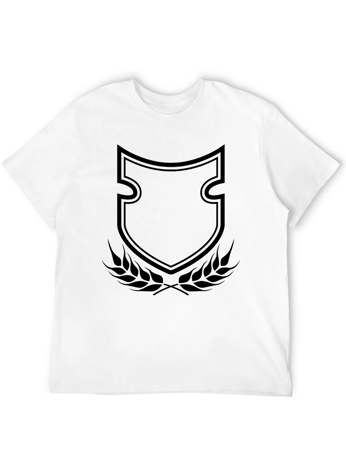 Shield Graphic Black T-Shirt - Stylish Menswear