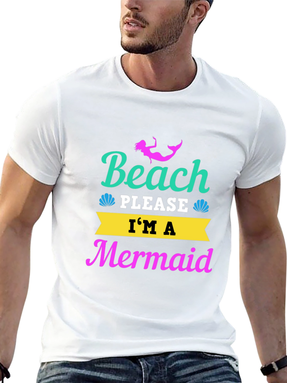 Beach Please Im a Mermaid T-Shirt