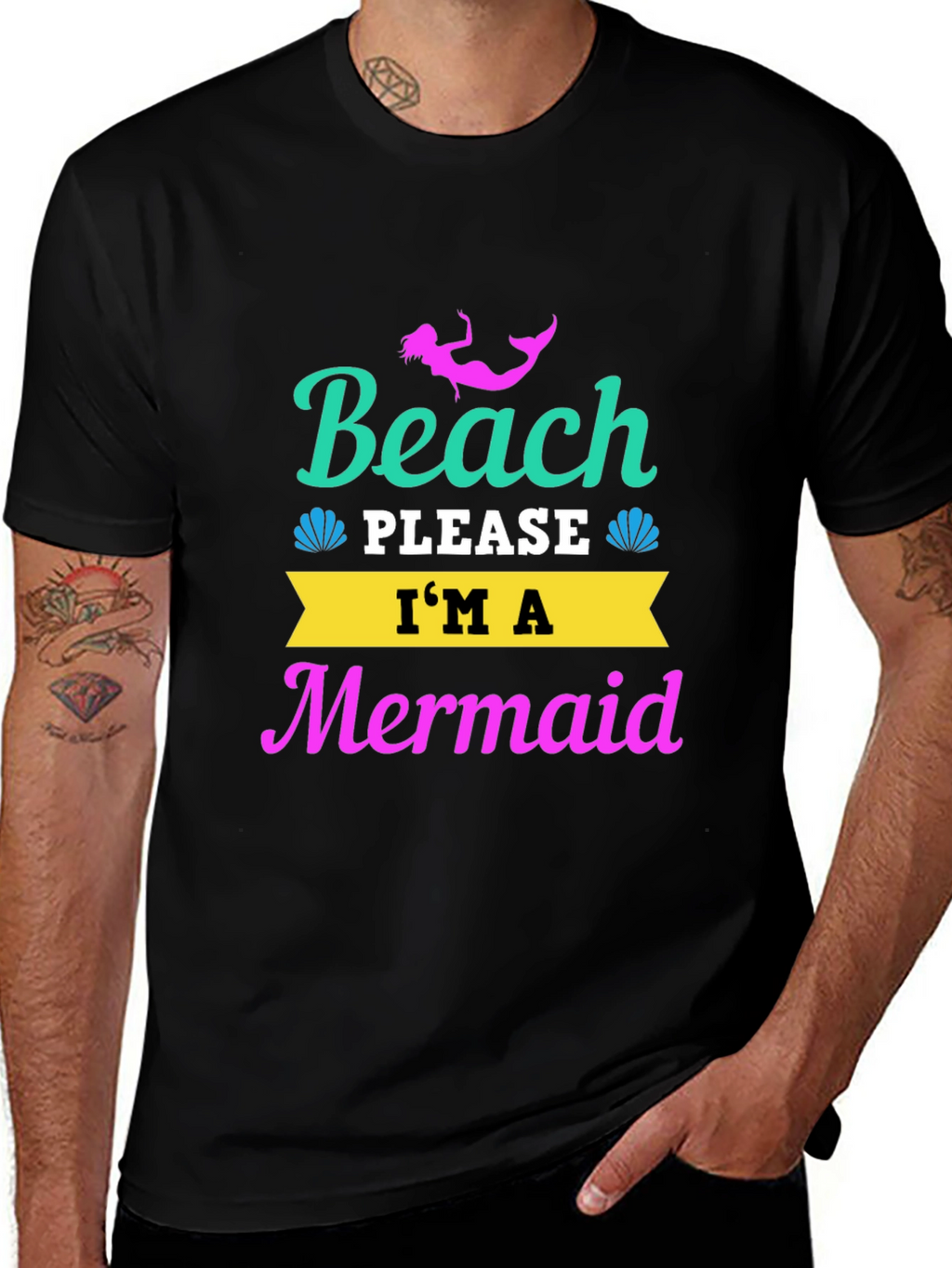 Beach Please Im a Mermaid T-Shirt