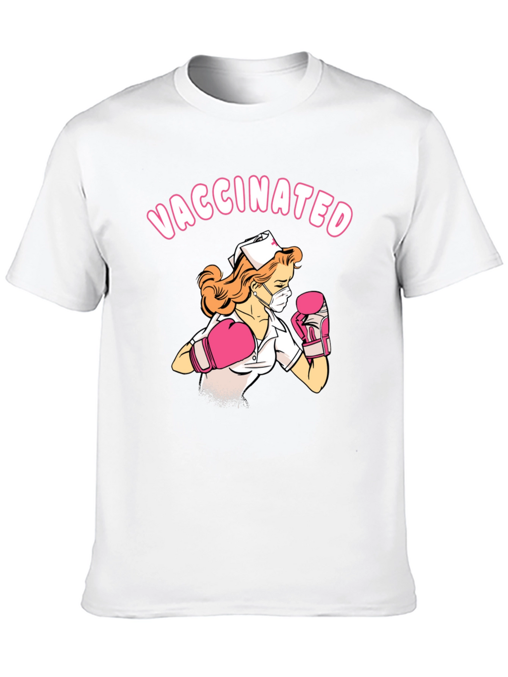 Vaccinated Nurse Boxing T-Shirt