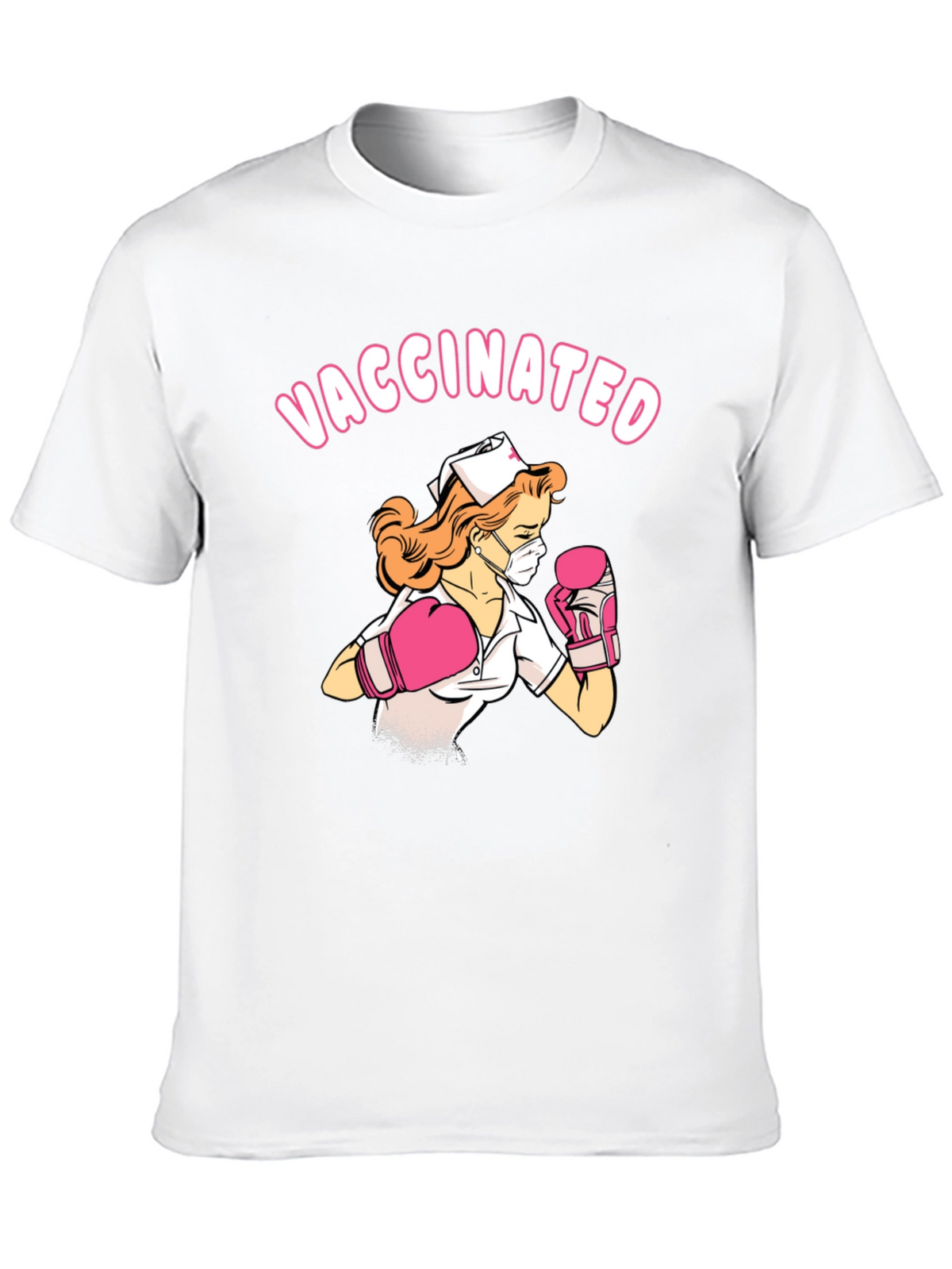 Vaccinated Nurse Boxing T-Shirt