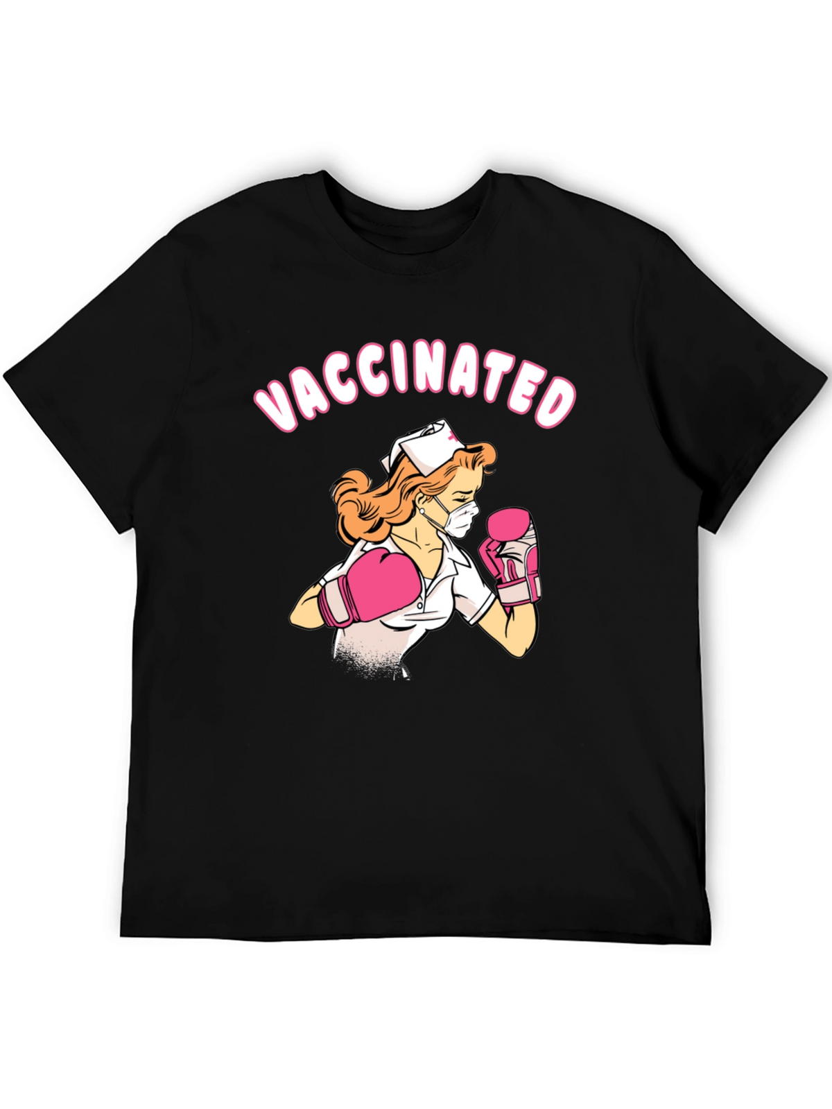 Vaccinated Nurse Boxing T-Shirt
