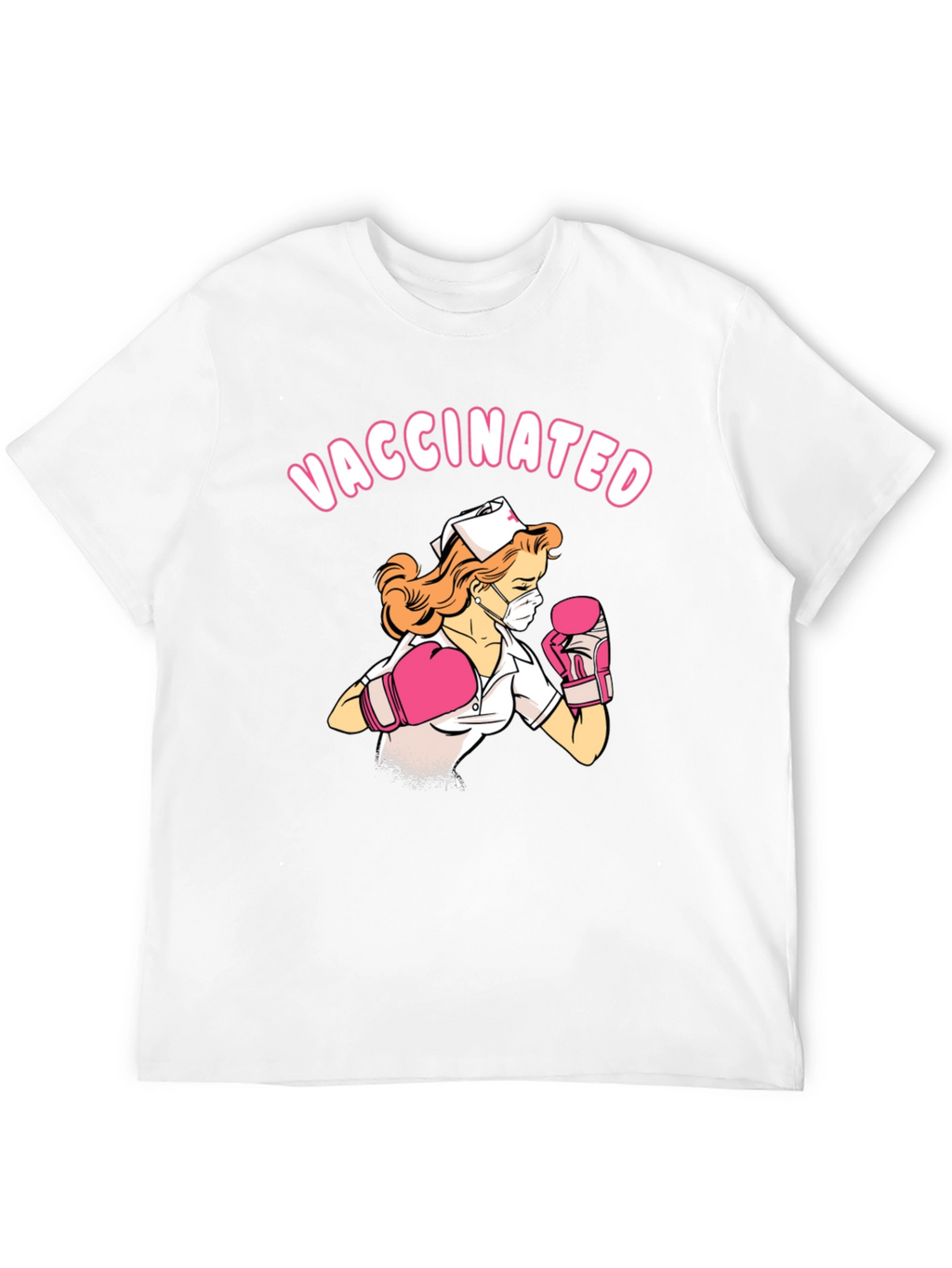 Vaccinated Nurse Boxing T-Shirt