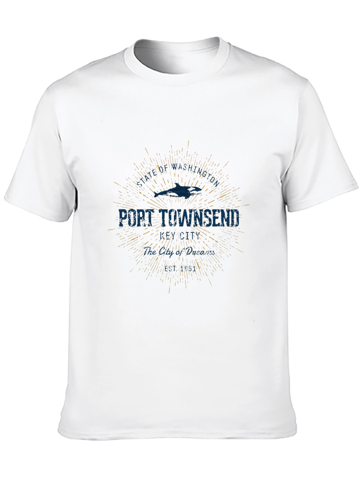 Port Townsend Graphic Tee - Retro Style