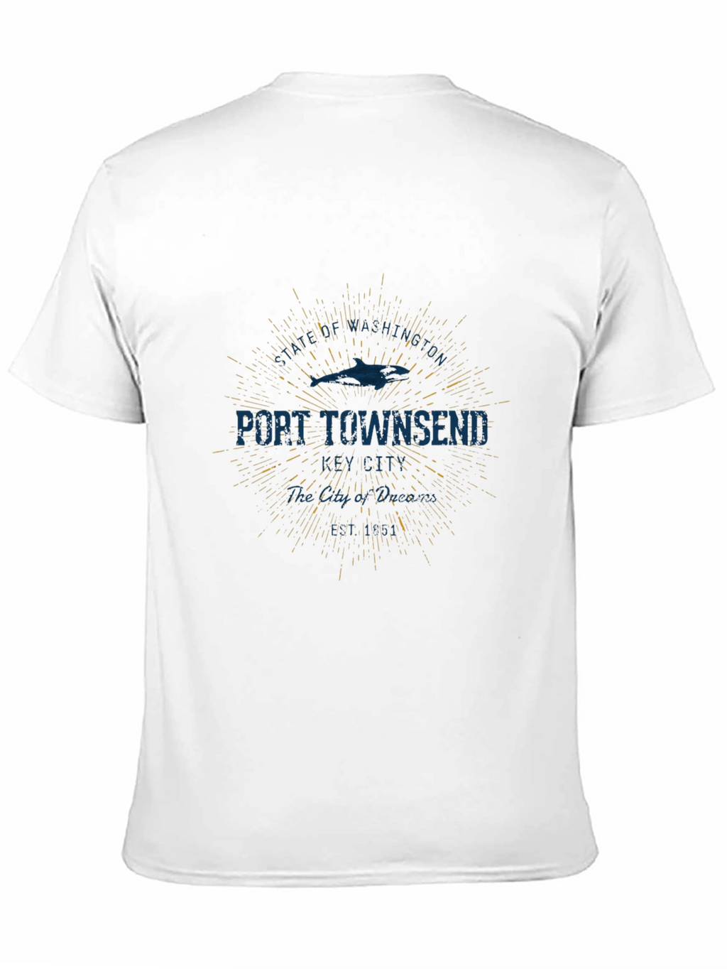 Port Townsend Graphic Tee - Retro Style