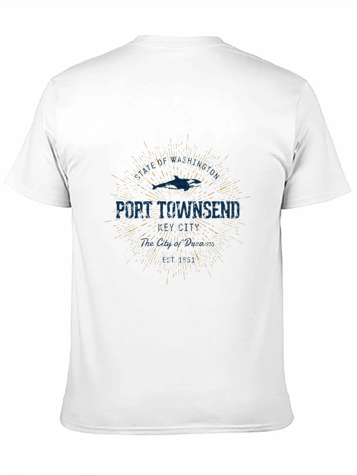 Port Townsend Graphic Tee - Retro Style