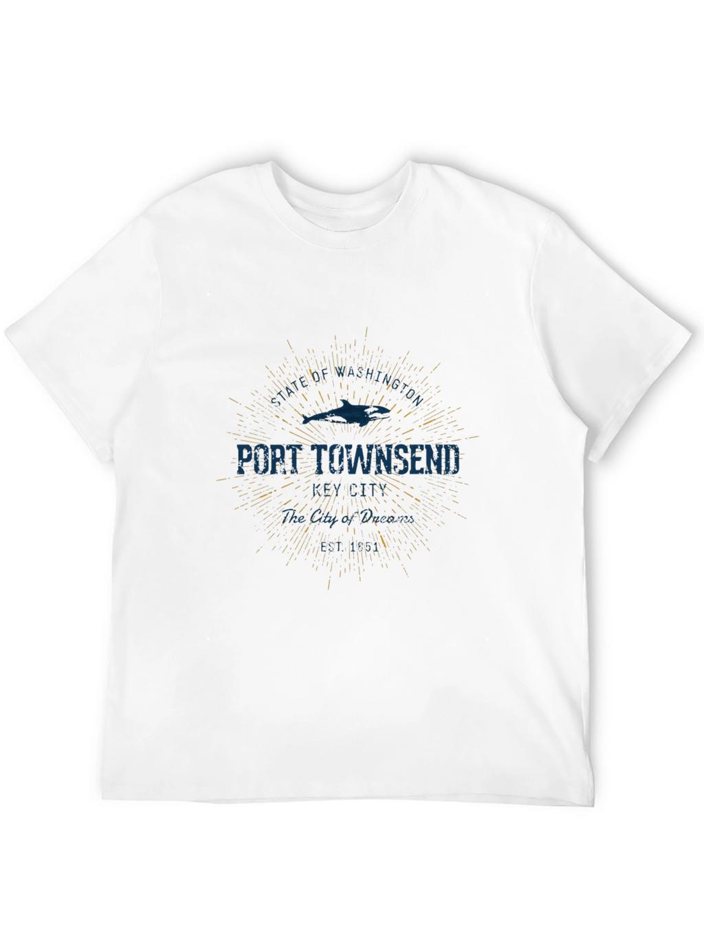 Port Townsend Graphic Tee - Retro Style