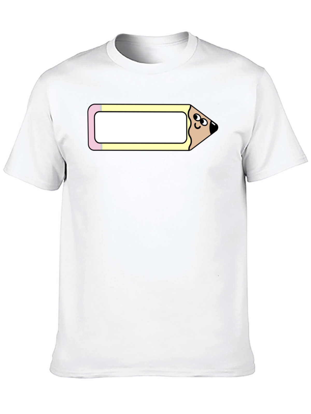 Funny Cartoon Pencil Graphic Tee