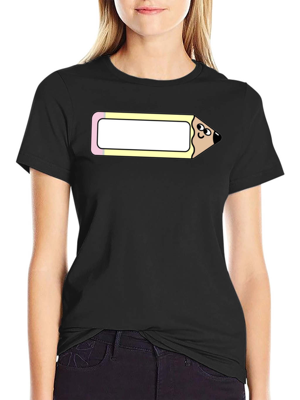 Funny Cartoon Pencil Graphic Tee