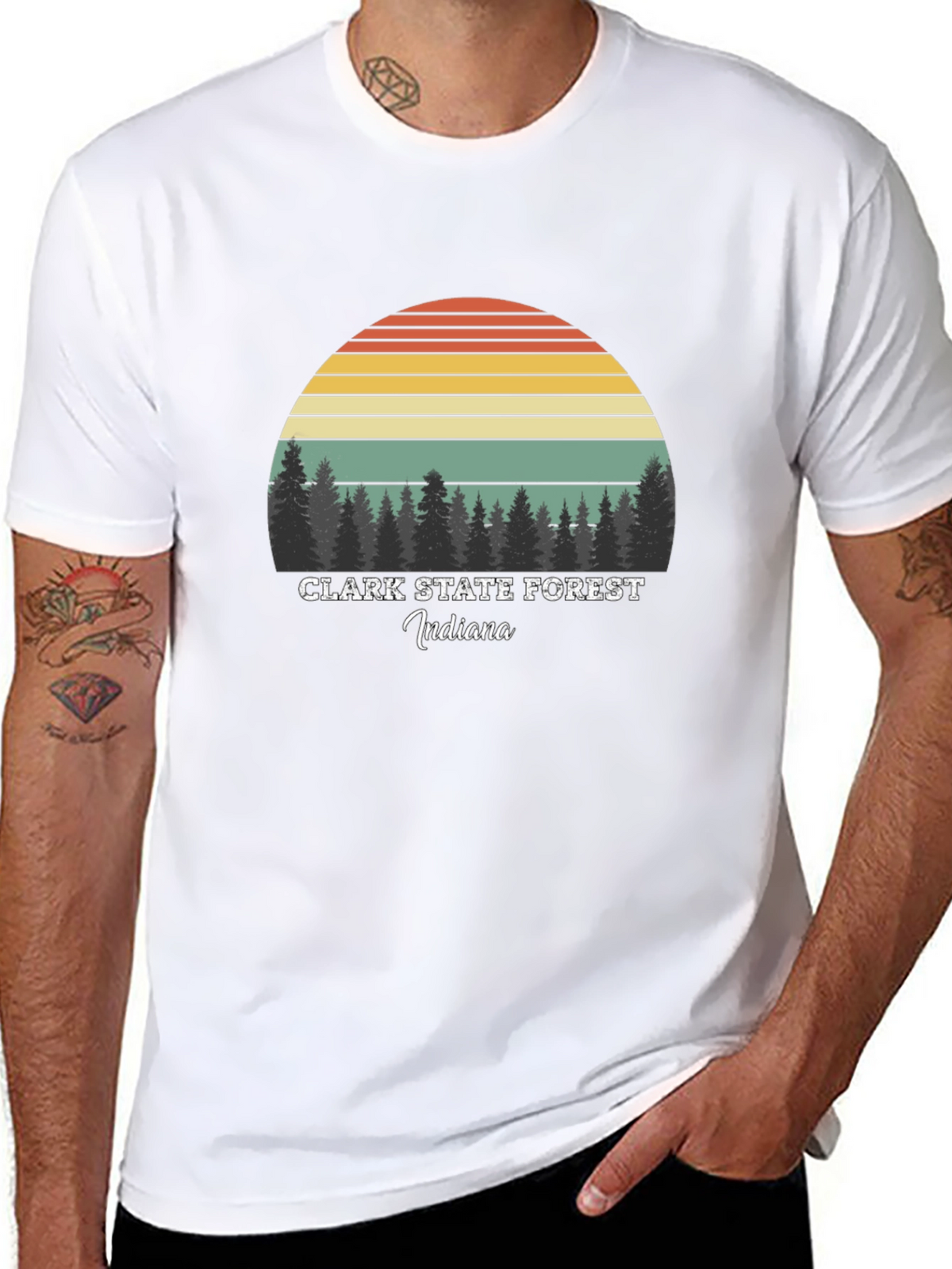 Clark State Forest Indiana Graphic T-Shirt