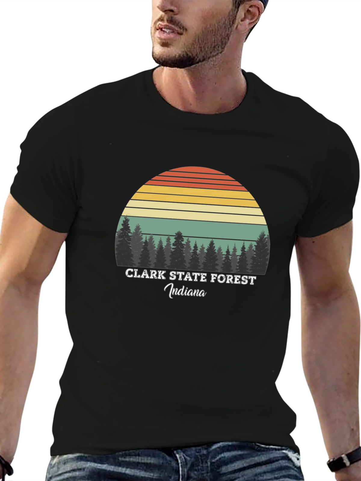 Clark State Forest Indiana Graphic T-Shirt