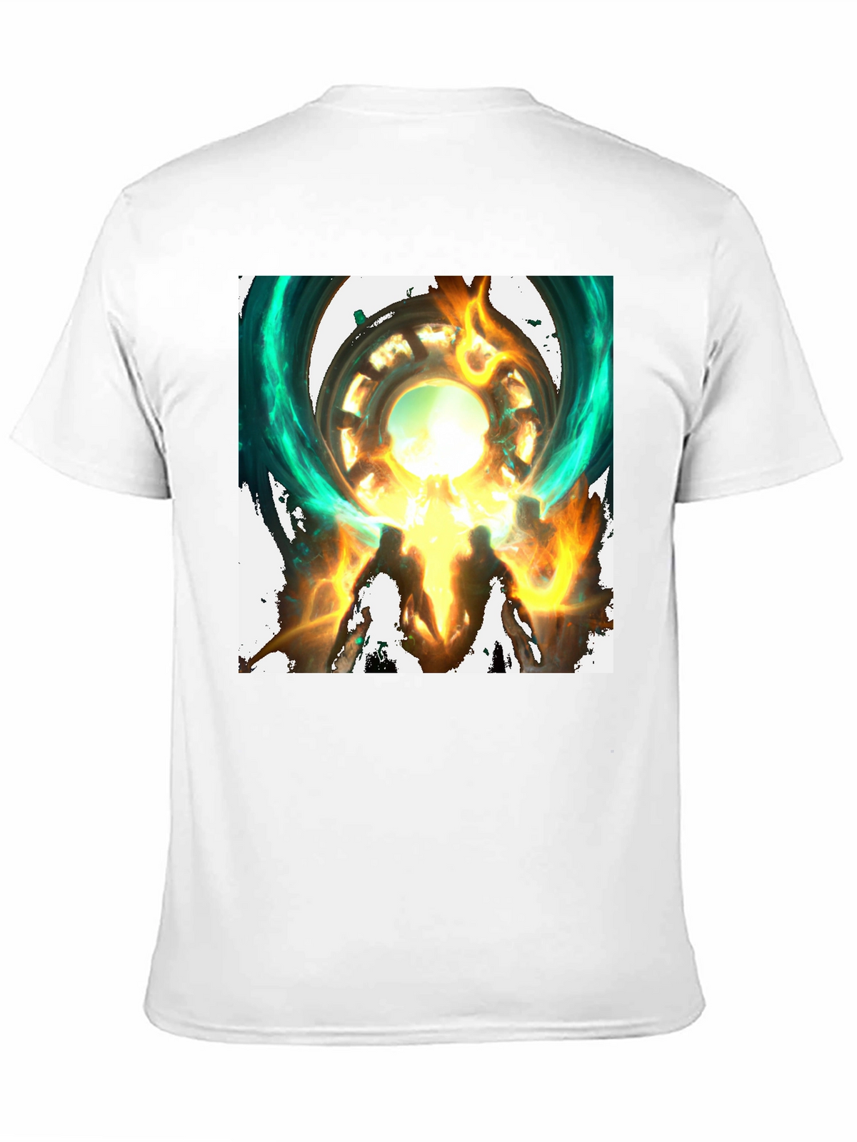 Mystical Portal Graphic Black T-Shirt