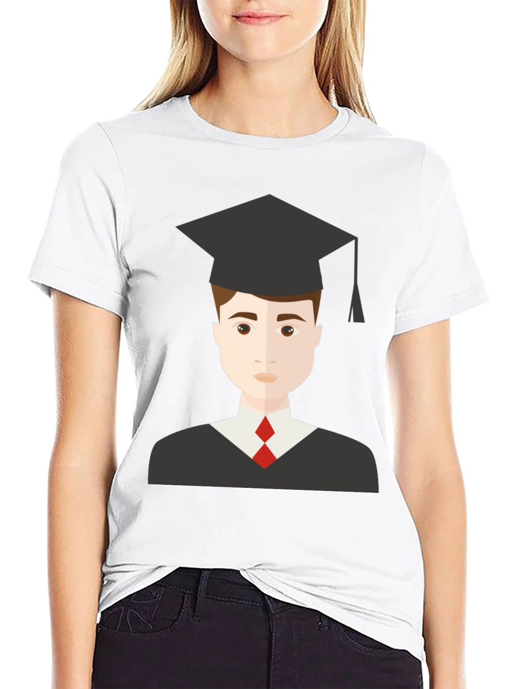 Graduation Graphic Tee - Black T-Shirt