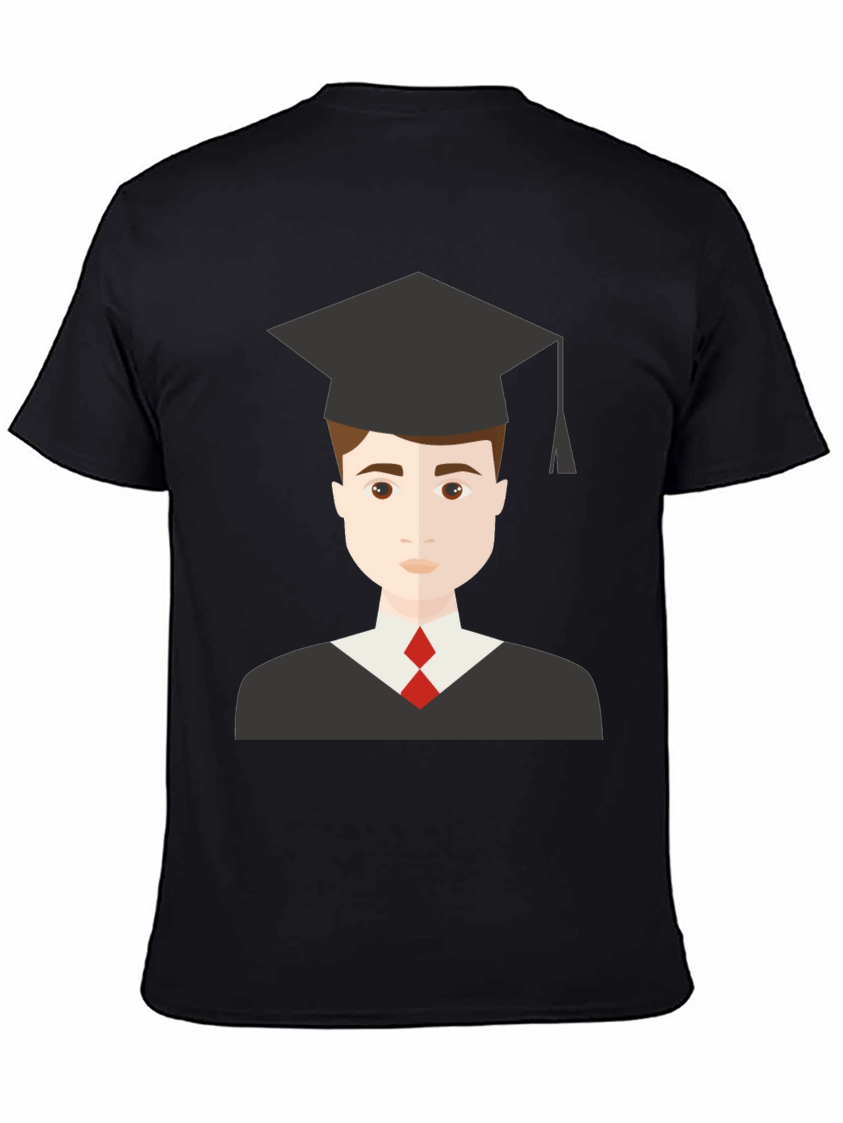 Graduation Graphic Tee - Black T-Shirt