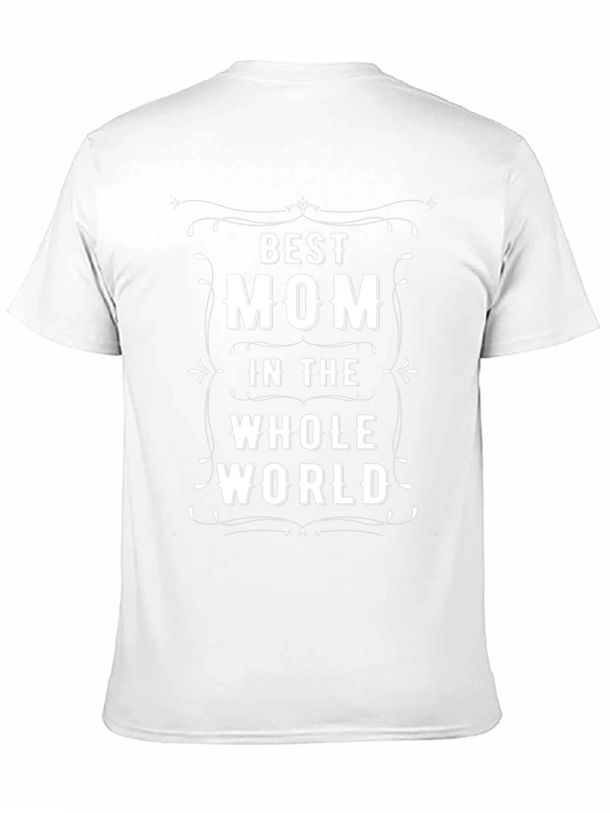 Best Mom in the Whole World Black T-Shirt