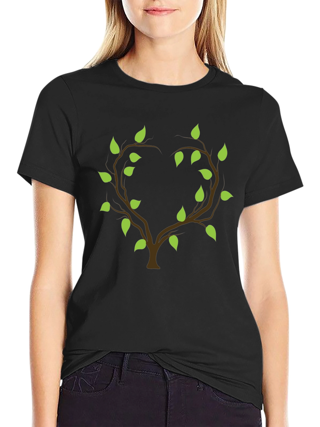 Heart Tree Graphic Tee - Nature Inspired Design