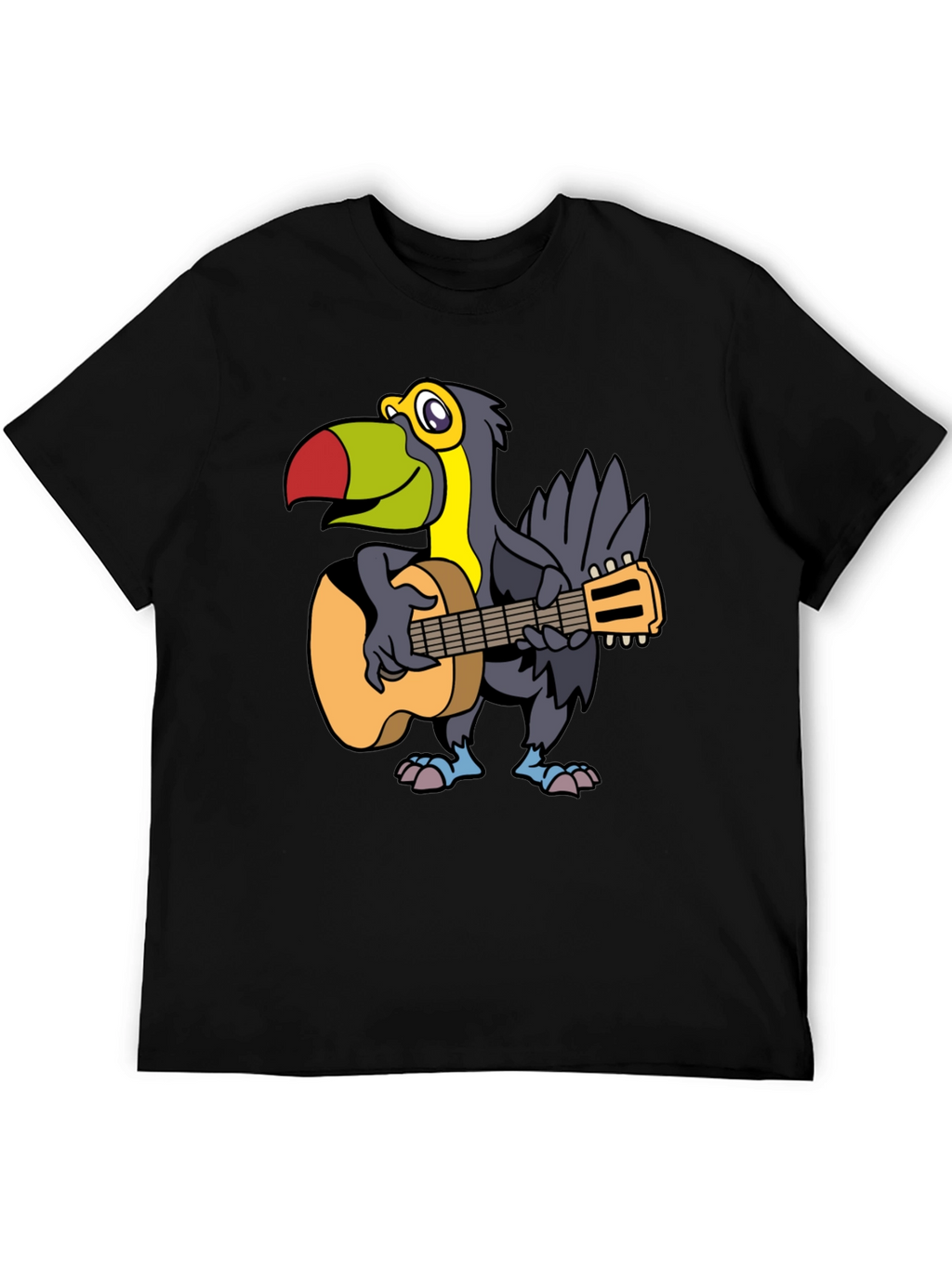 Toucan Guitarist Graphic Tee