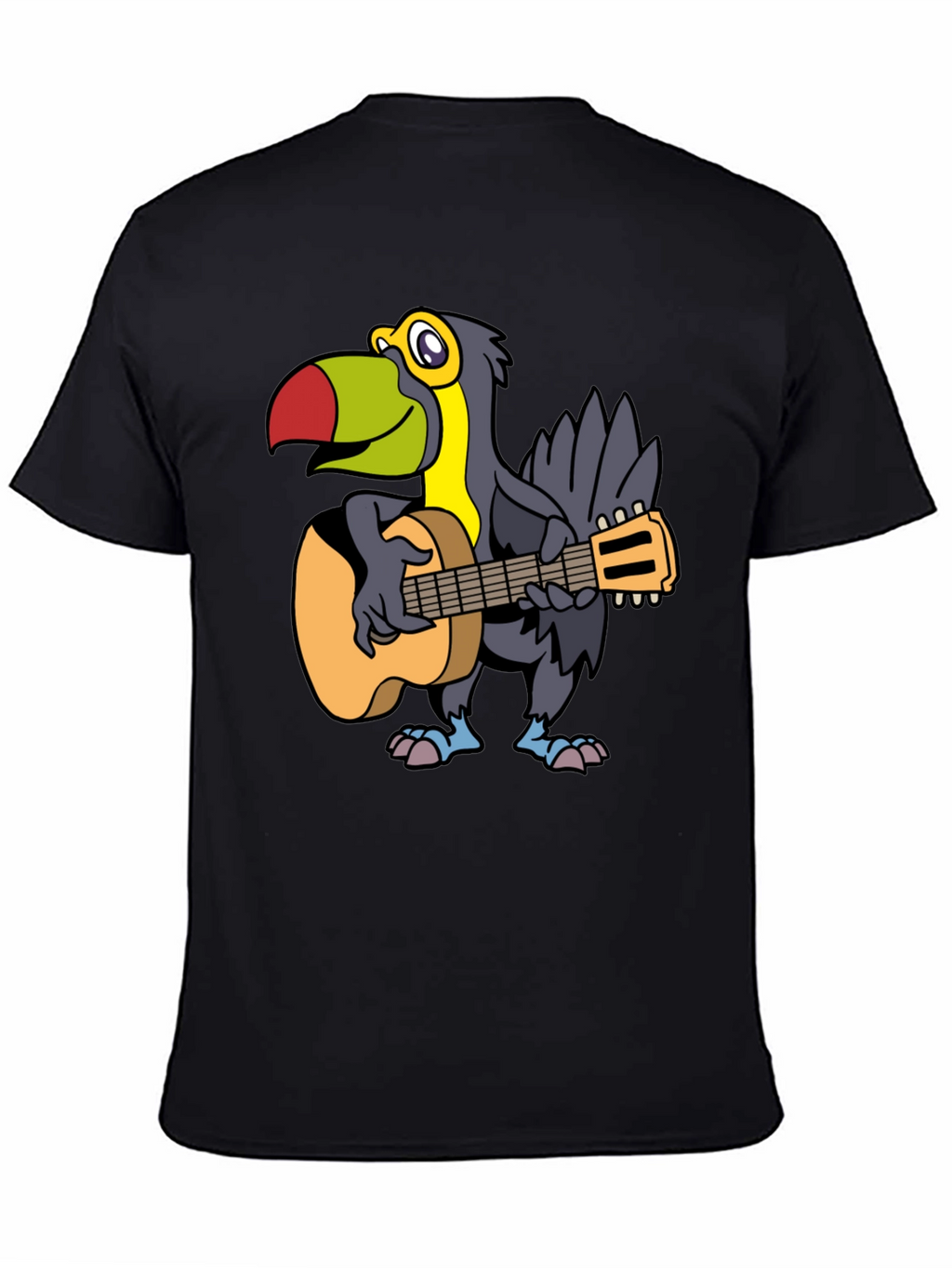 Toucan Guitarist Graphic Tee